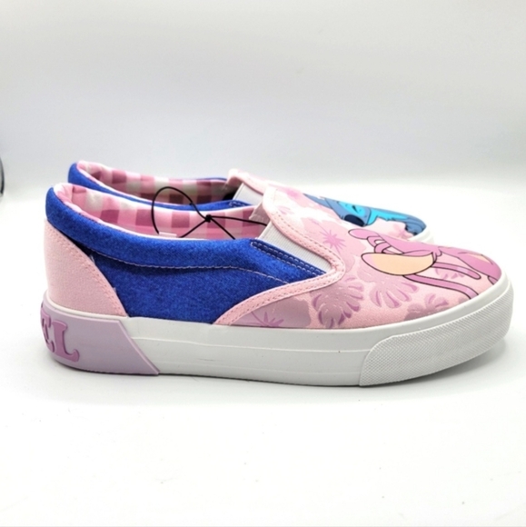 NWT Disney Lilo & Angel Size 8 Slip-On Sneakers - Picture 3 of 4